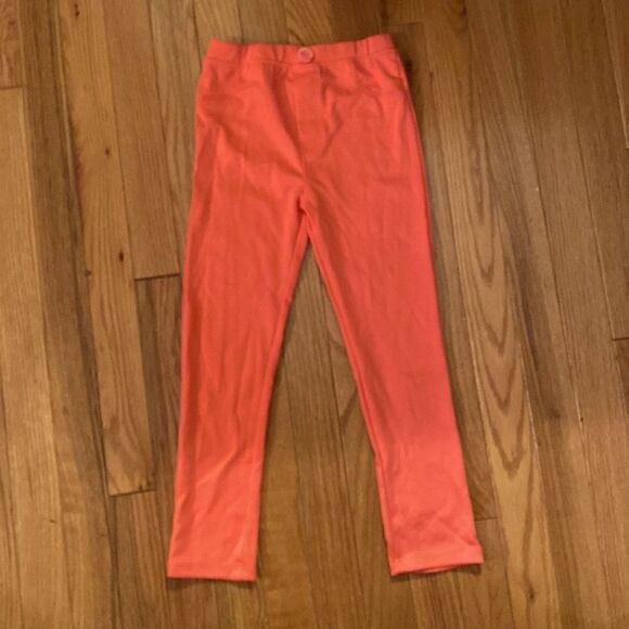 Size 6 leggings. Black is a capri length and the peach is regular length. - Picture 3 of 7